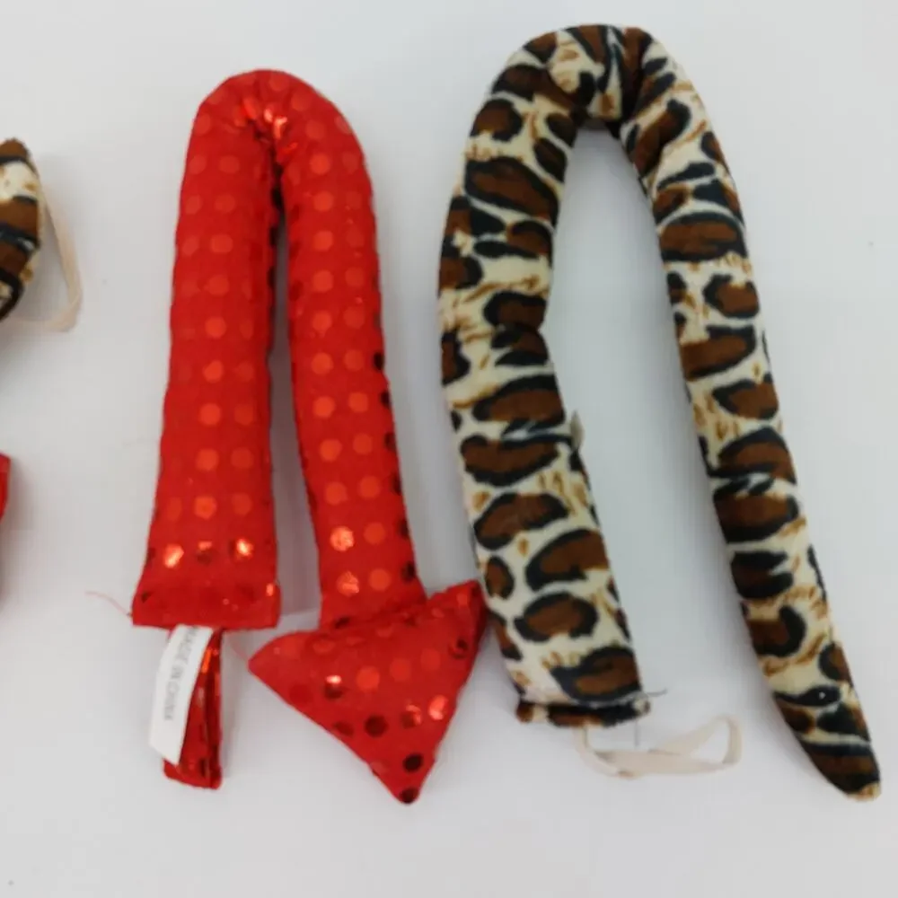 Halloween Devil Leopard Cat Costume leopard Bow Tie Set of 2